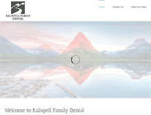 Tablet Screenshot of kalispellfamilydental.com